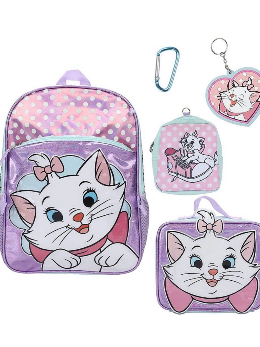 Disney Marie 5 piece  backpack